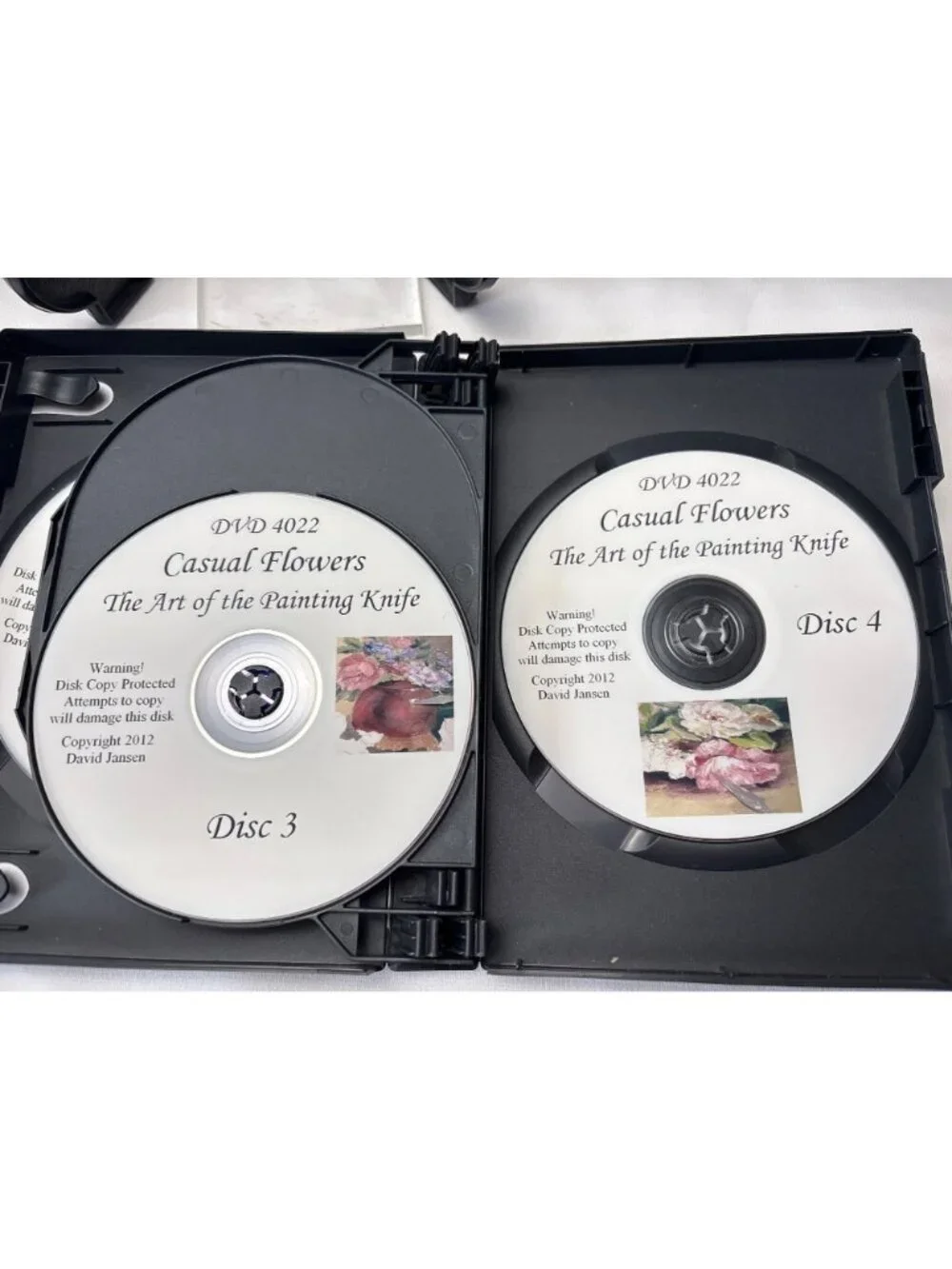 Paint It Simply DVD Set David Jansen Casual Flowers The Art of The Painting 8hrs